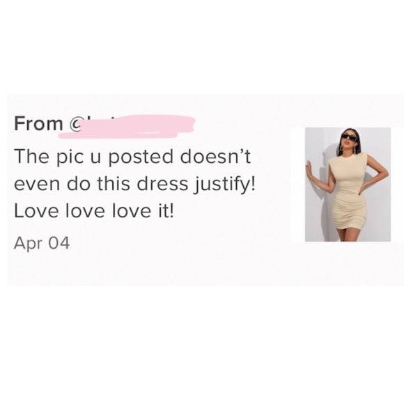 Shoulder Pad Beige Ruched Casual Mini Dress - Picture 6 of 12